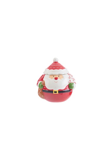 PuntoCasaStore BISCOTTIERA CENTROTAVOLA Porta CIOCCOLATINI Porcellana Natale  26 CM H 22 CM 831